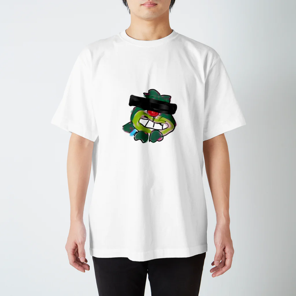 将棋初心者弾く将W (りゅんりゅん)のグリーンアイテム スタンダードTシャツ