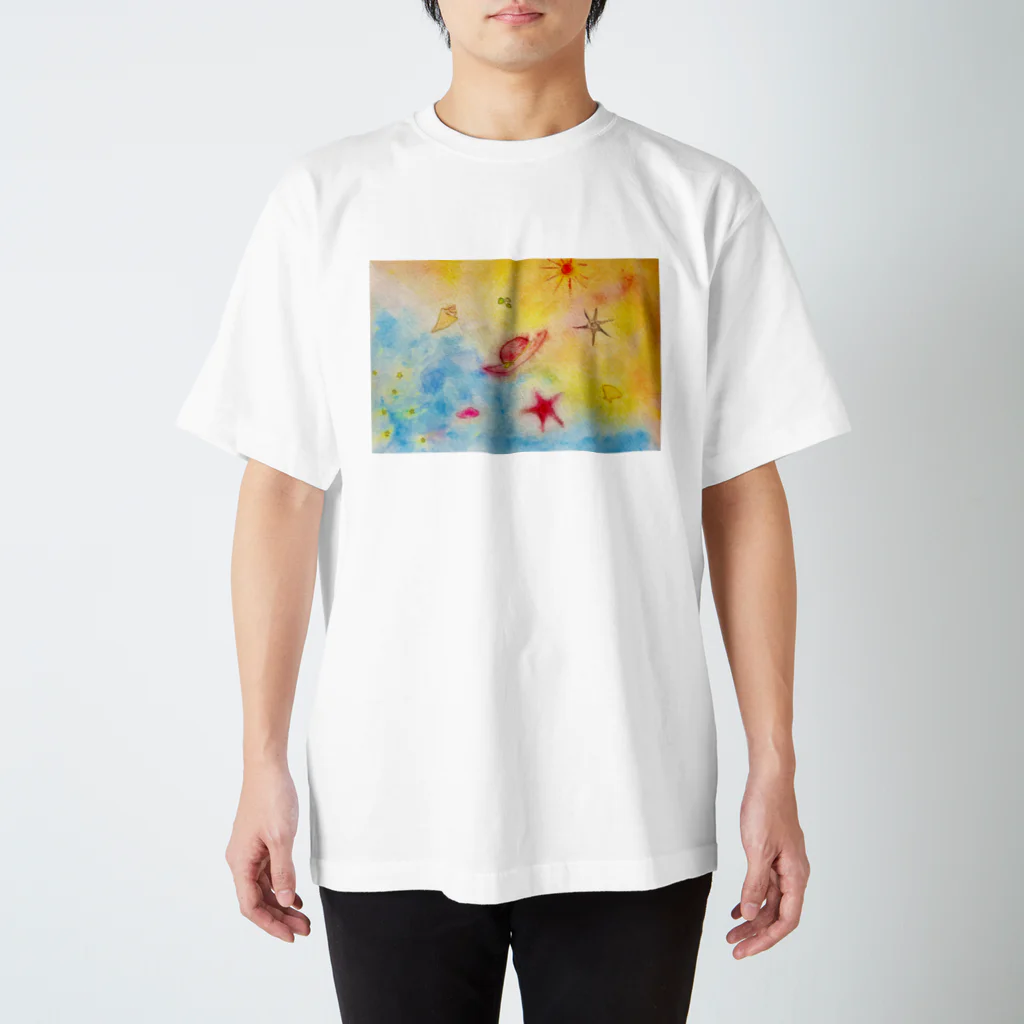 星の銀貨（アナログイラスト）の夏の気配 スタンダードTシャツ