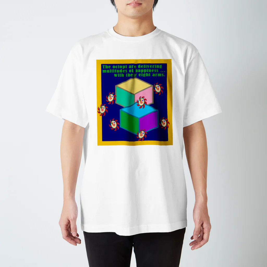 キセキアのタコ多幸(タコウ) Regular Fit T-Shirt