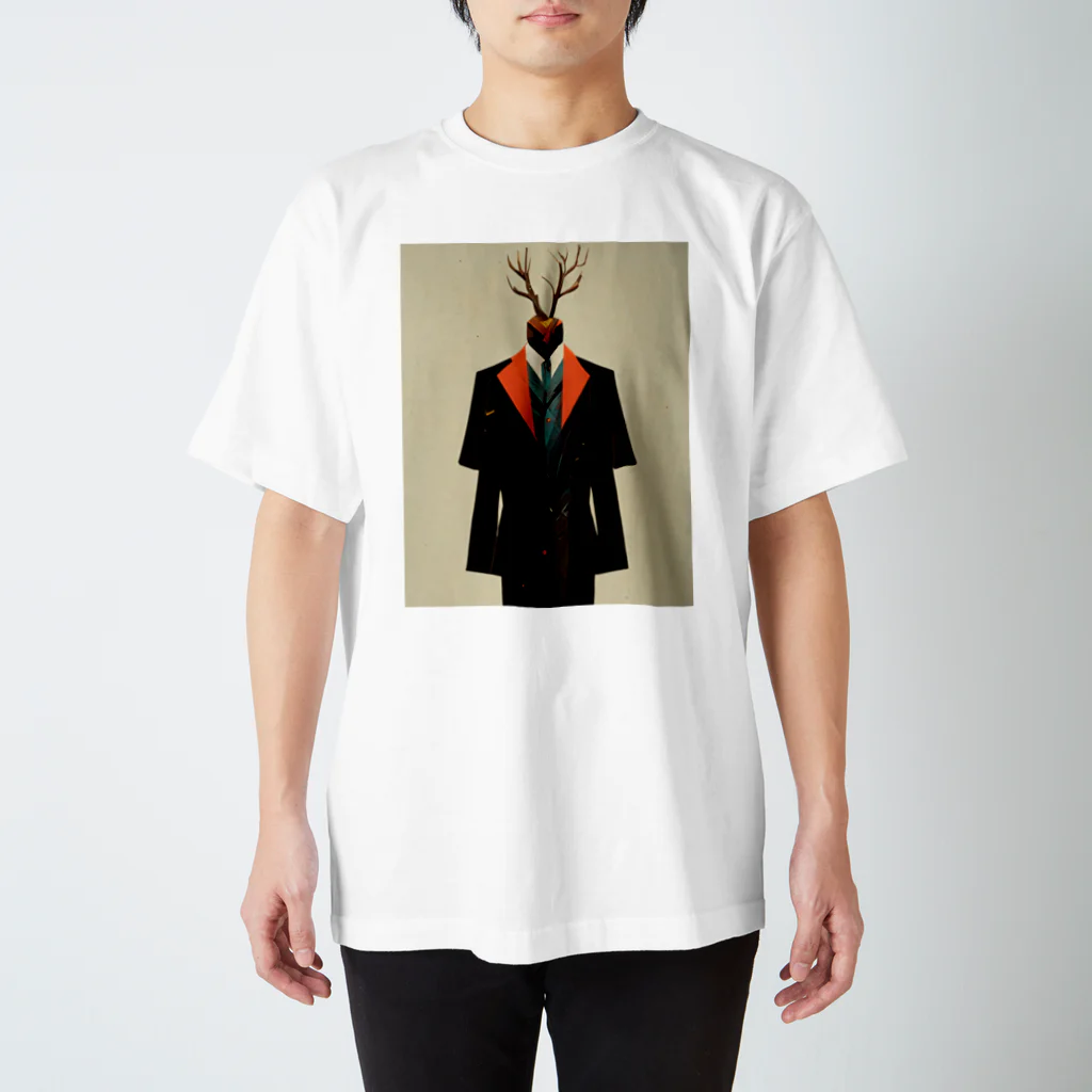 あしゅらんの鹿頭 スタンダードTシャツ