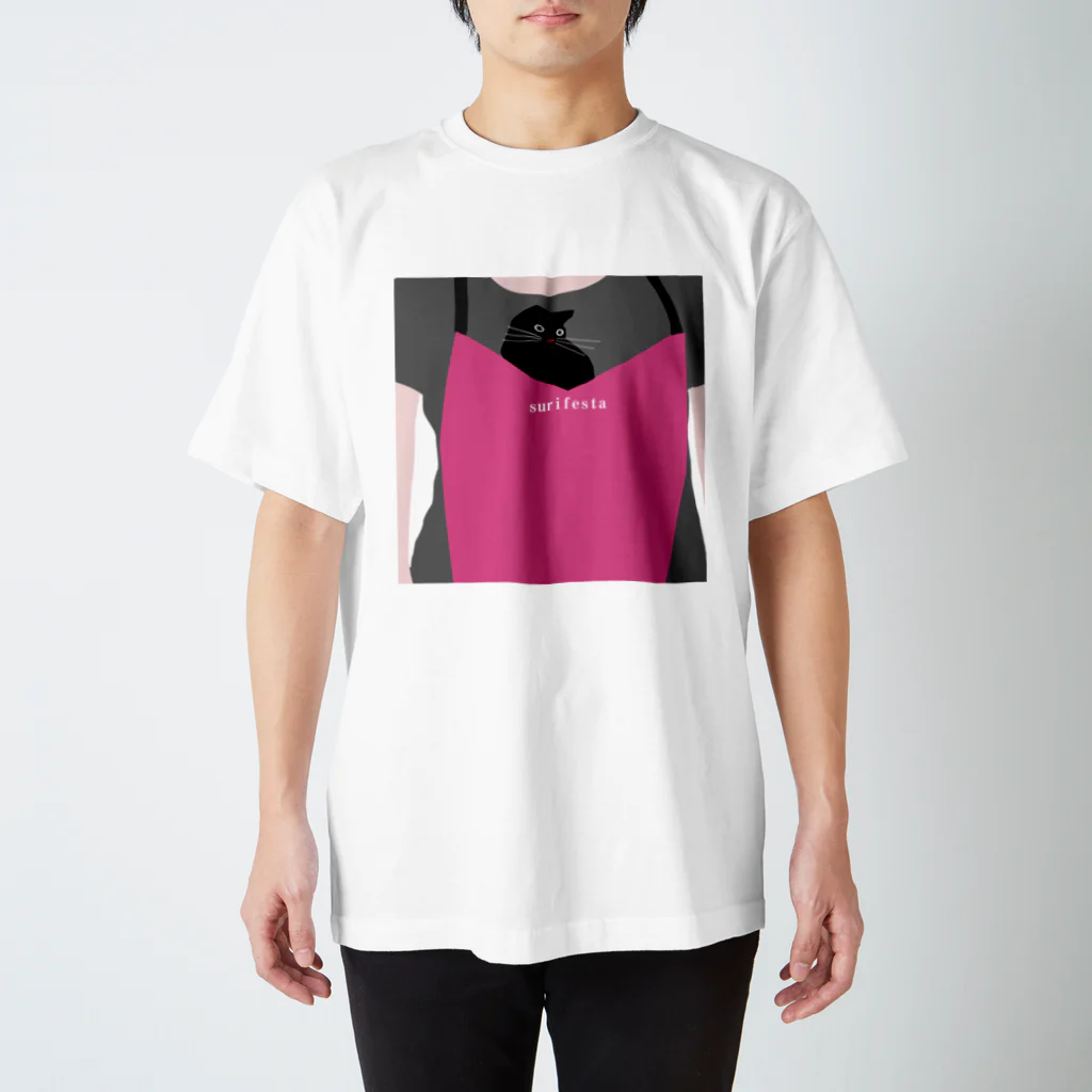 simplewaysのcat_in_apron Regular Fit T-Shirt