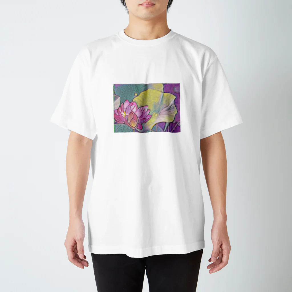 jun-hoshiの清らかな心・蓮の花 スタンダードTシャツ