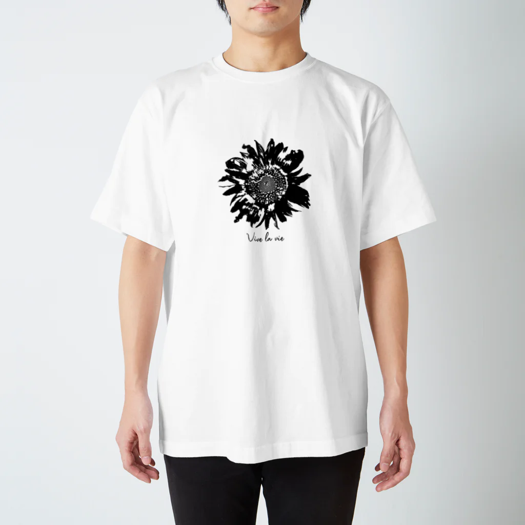 L'armoire des fleursの【Vive la vie】Tournesol Regular Fit T-Shirt