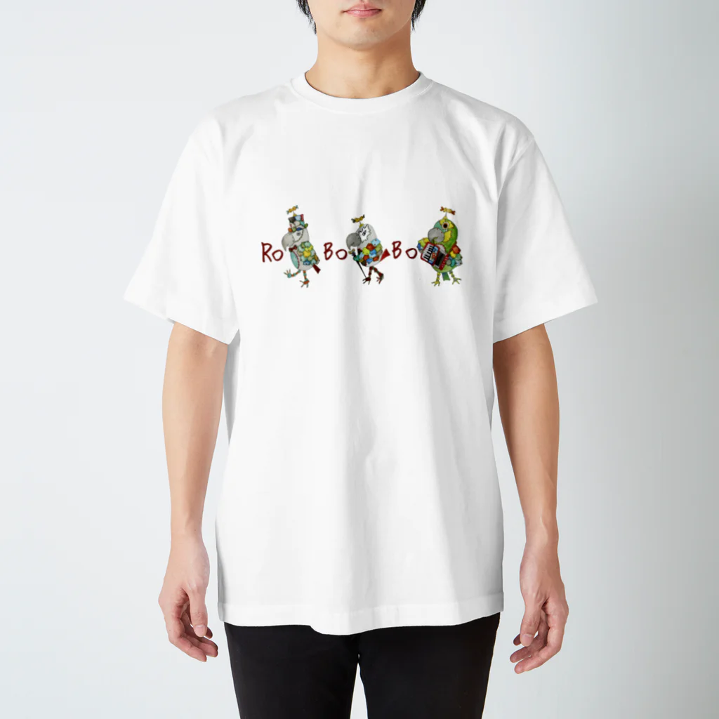 ねこぜや の ROBOBO ちょびすけロボ ボルトロボ ボウ助ロボ Regular Fit T-Shirt