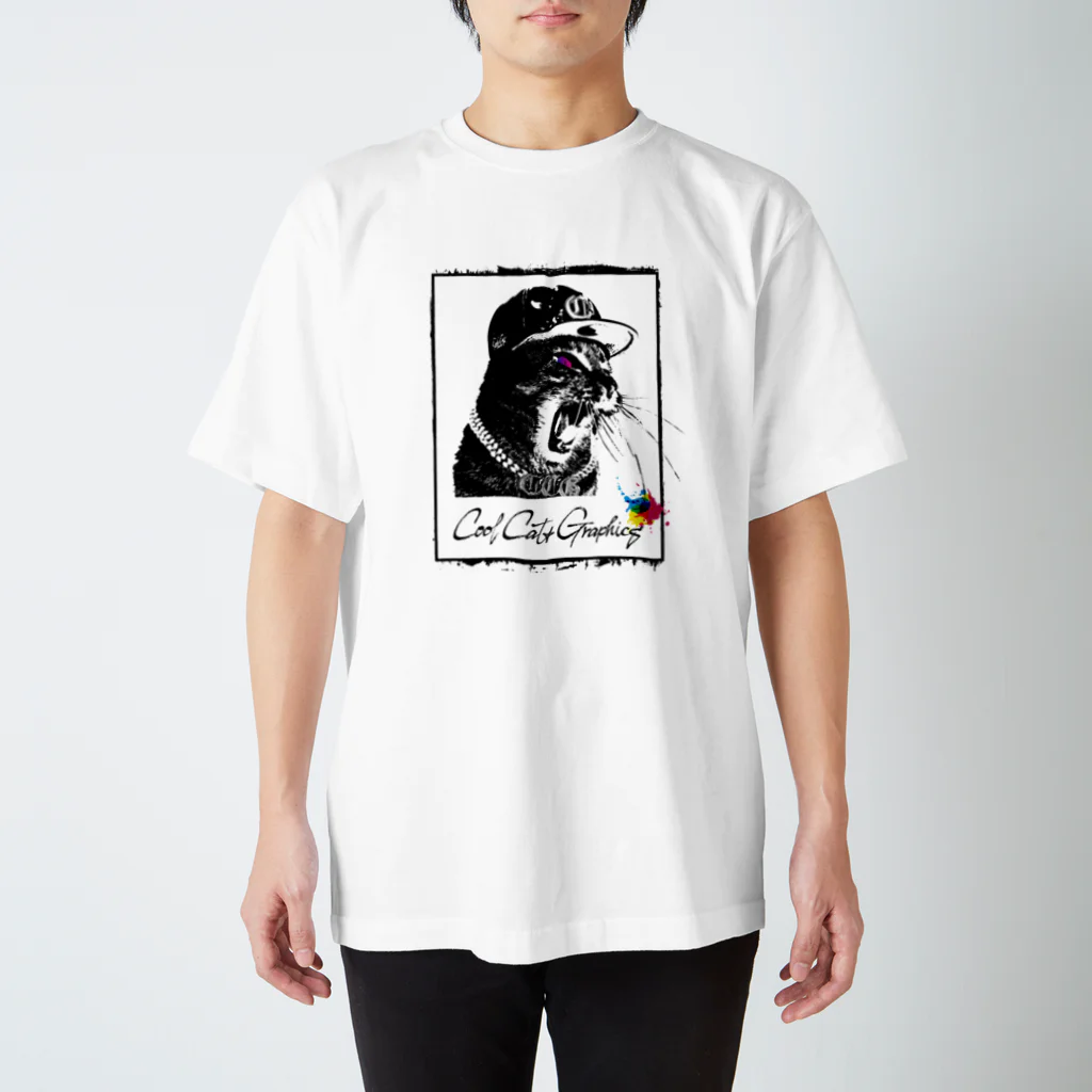 COOL CAT★GRAPHICSのCOOL CAT★GRAPHICS　CCG-003　HIPHOPバージョン スタンダードTシャツ