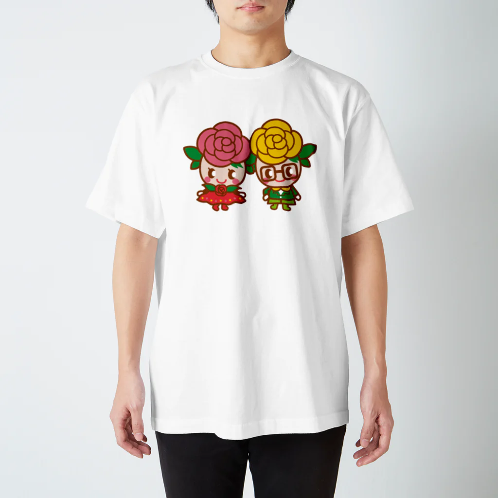 エツコロジーのばららちゃんばらおくん大 スタンダードTシャツ