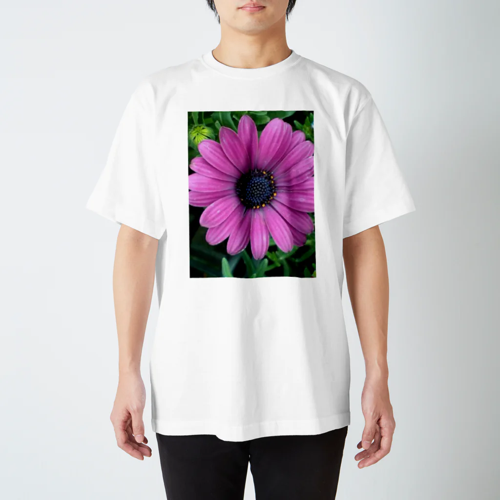 Dreamscape(LUNA)のパープルフラワー Regular Fit T-Shirt