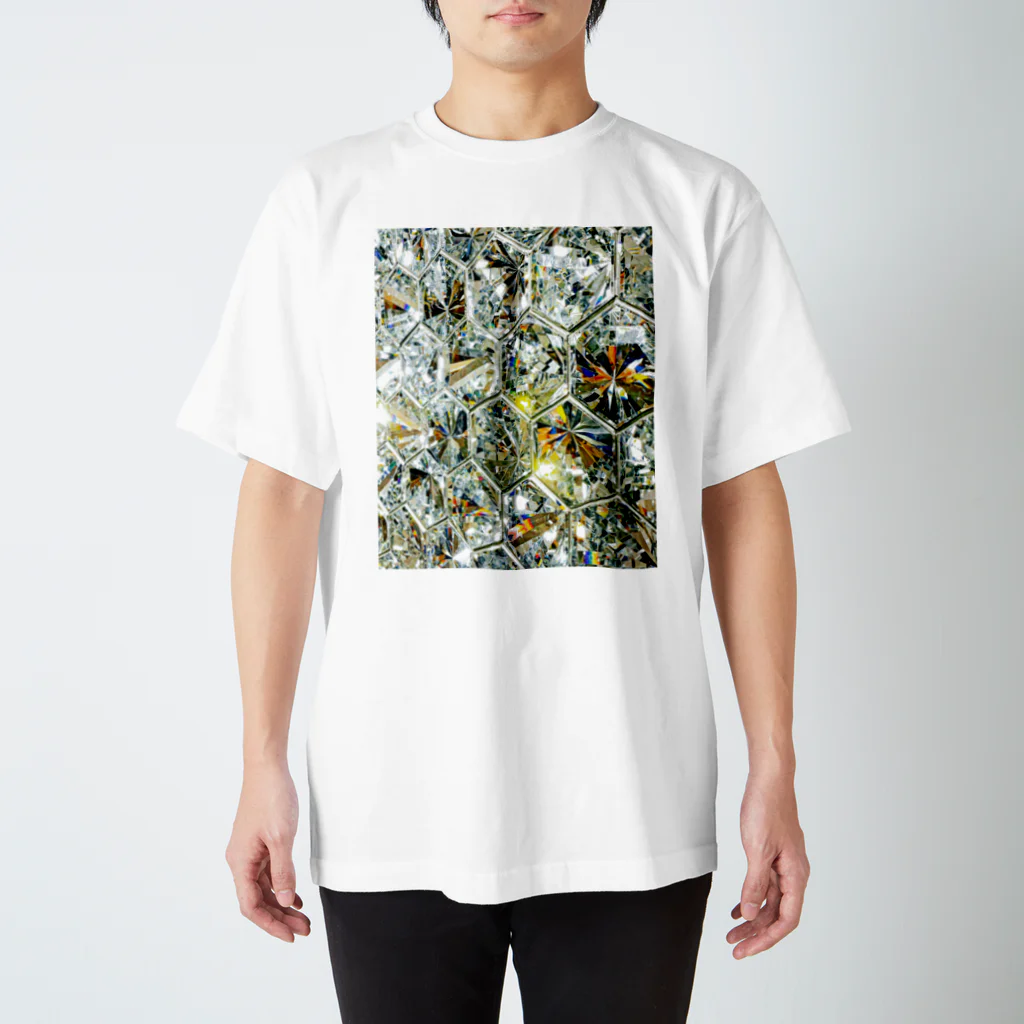 ya-pyのダイヤモンド キラキラ 宝石 Regular Fit T-Shirt