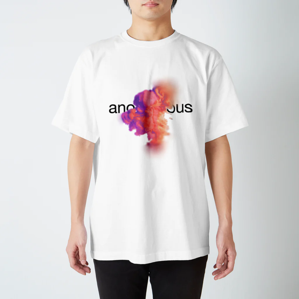 semioticaのanonymous #005 (red smoke) Regular Fit T-Shirt