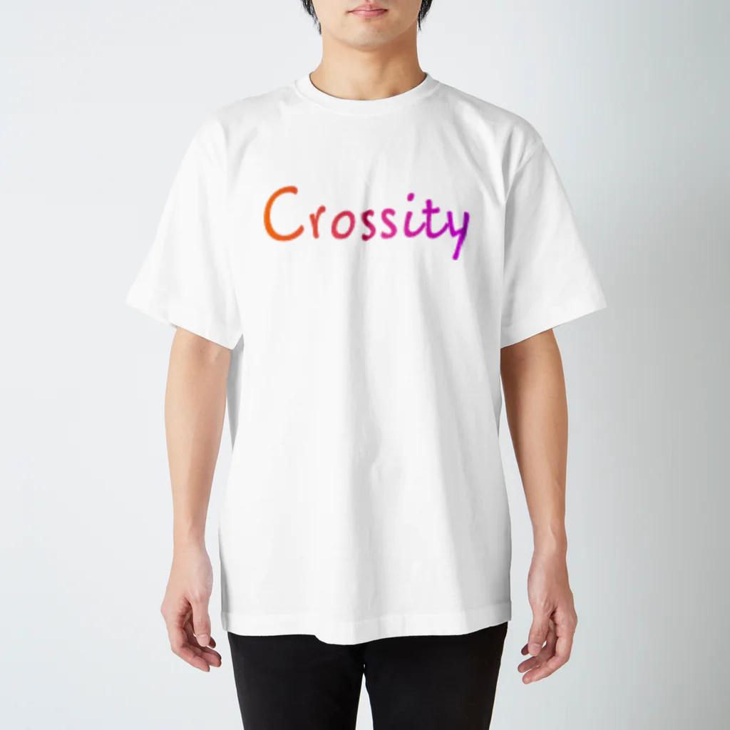 岡澤隆佑/Ryusuke OkazawaのCrossity_white スタンダードTシャツ