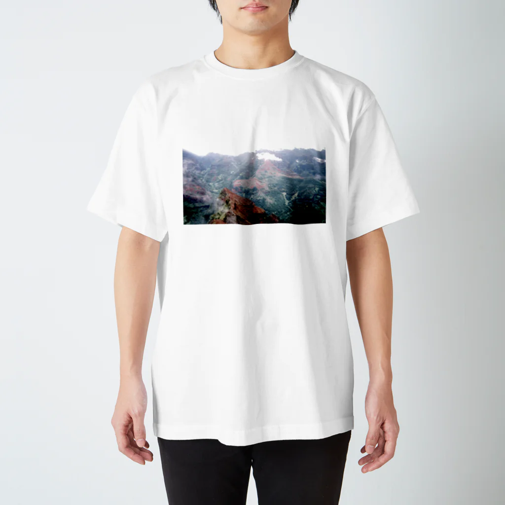 hitoufのハワイの山 スタンダードTシャツ