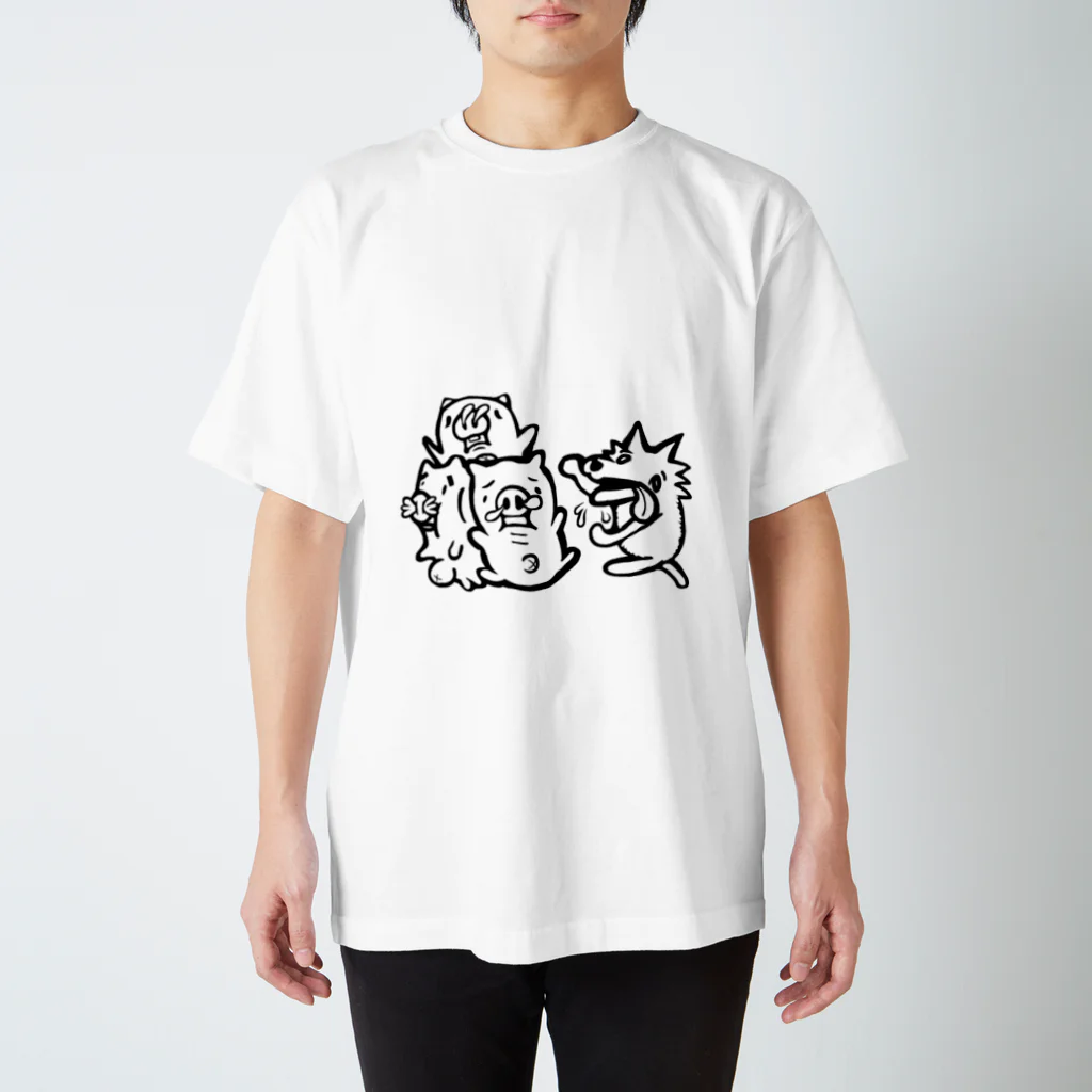 NOBIRU事務所の三匹の子豚 スタンダードTシャツ