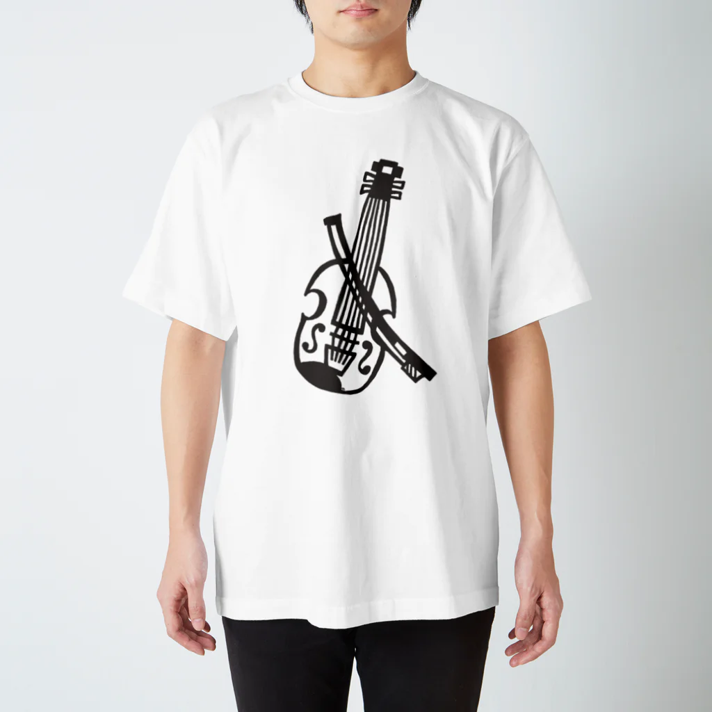 フクハラアキコのバイオリン スタンダードTシャツ