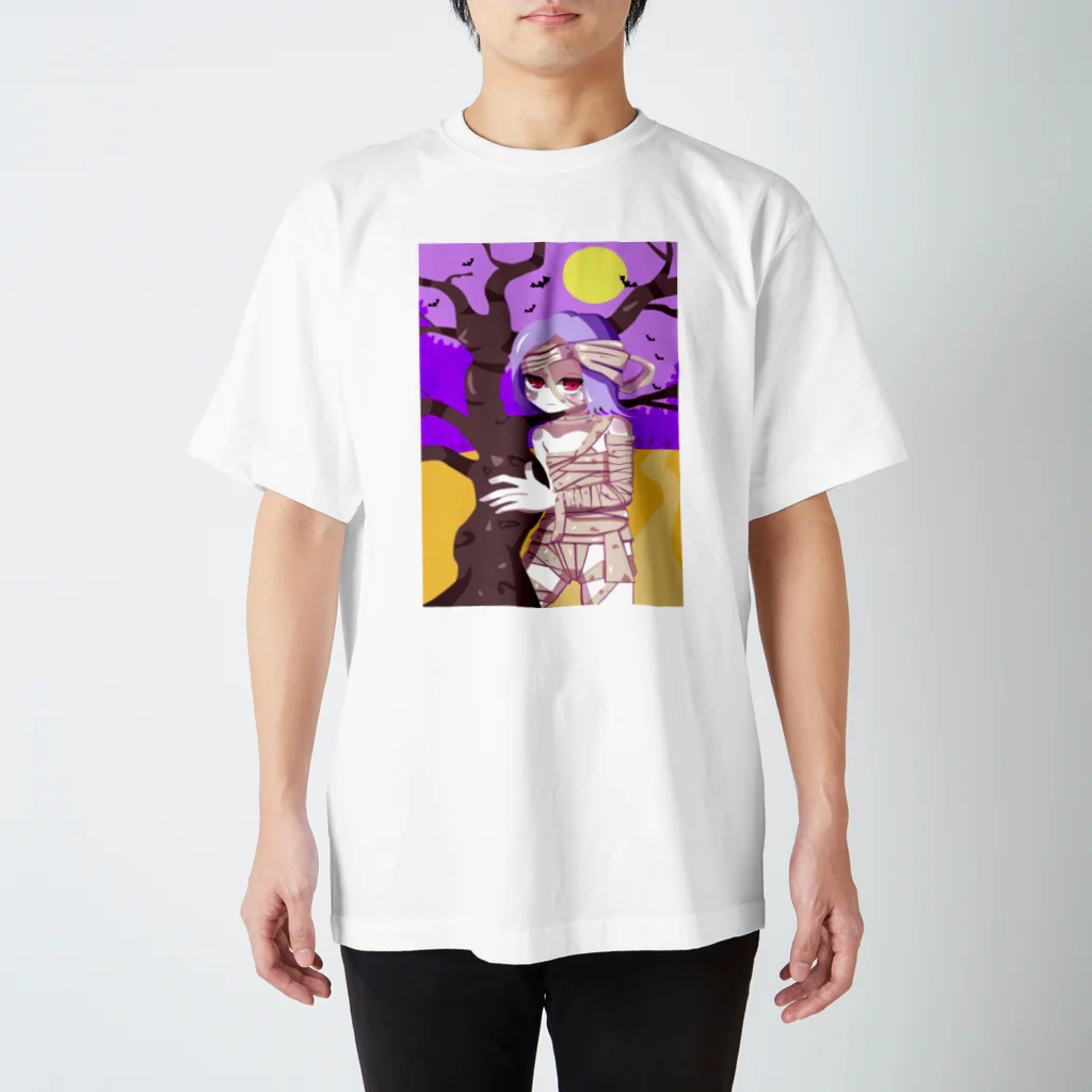 LUCALUCAのミイラ女 スタンダードTシャツ