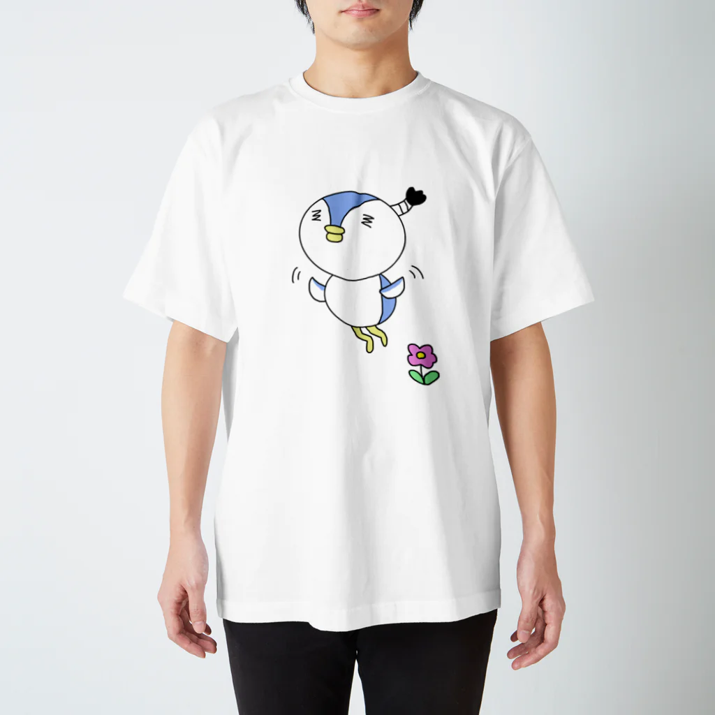 ひよっこひよこの我はペンギン侍 スタンダードTシャツ