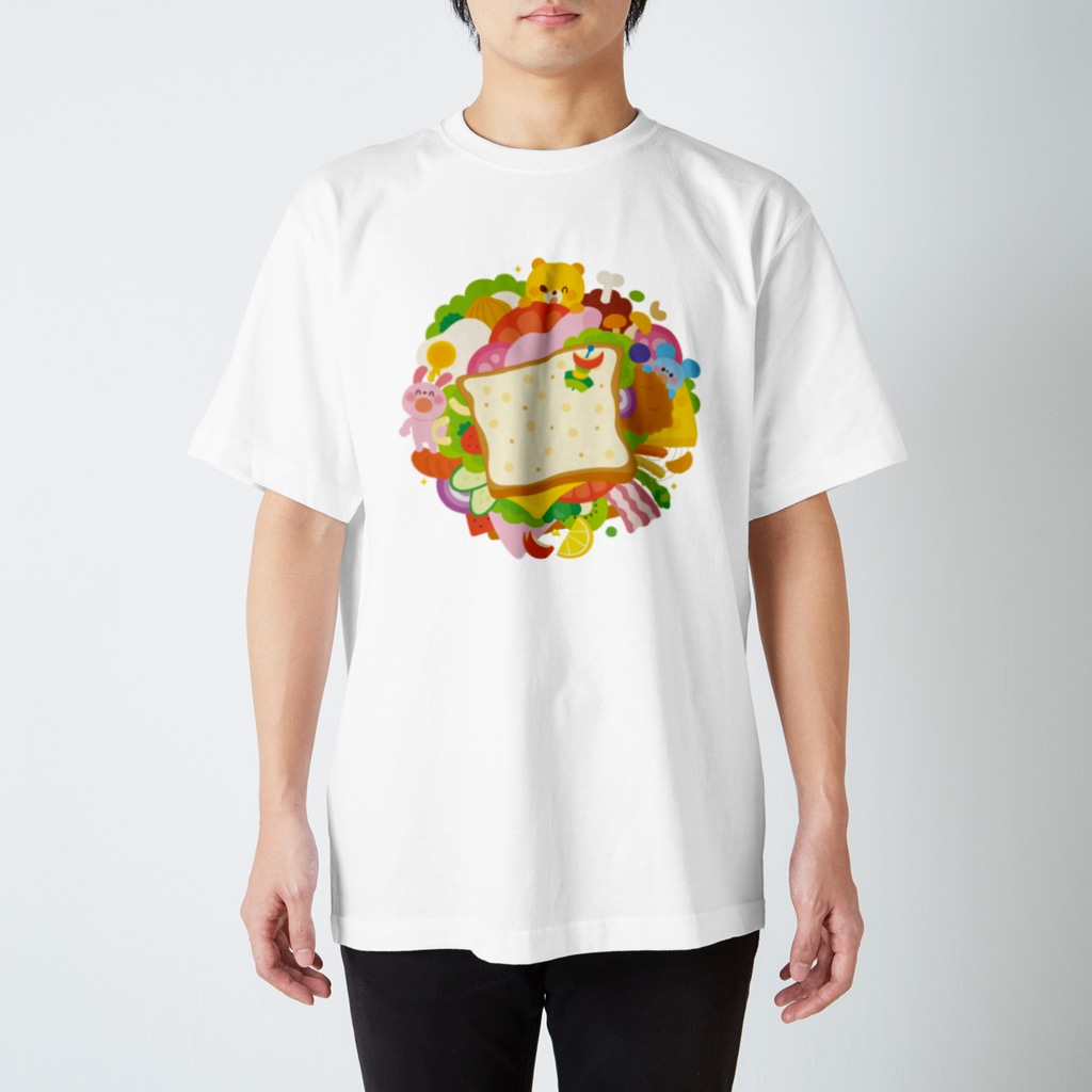 Illustrator イシグロフミカのサンドイッチ Regular Fit T-Shirt