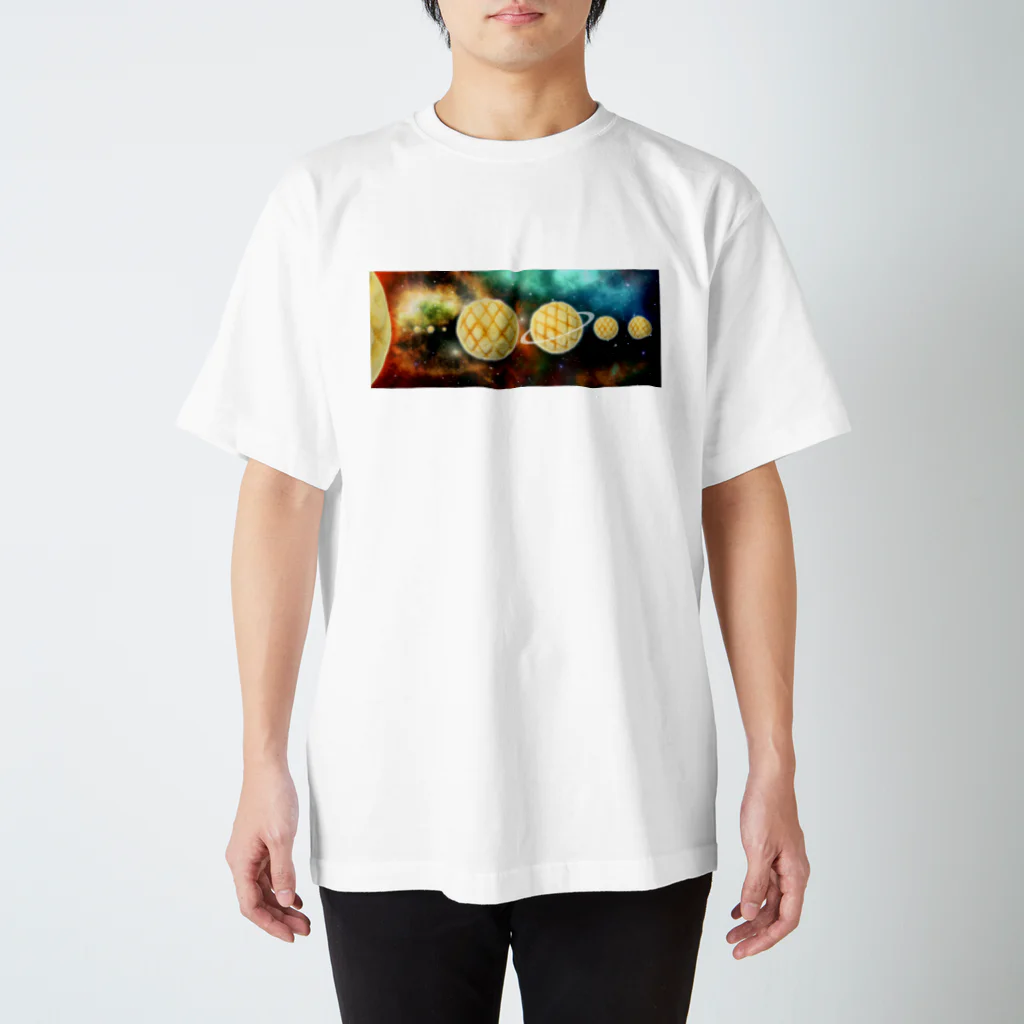 Pop-Hanaの太陽系がメロンパン Regular Fit T-Shirt