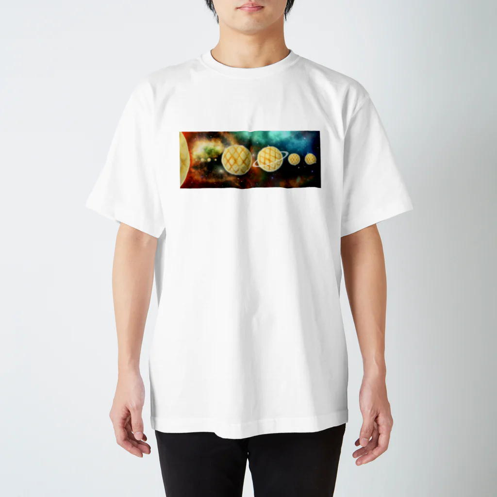 Pop-Hanaの太陽系がメロンパン スタンダードTシャツ