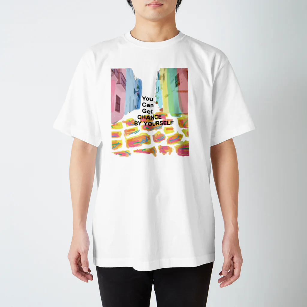 PinKManのこの路地の先に スタンダードTシャツ