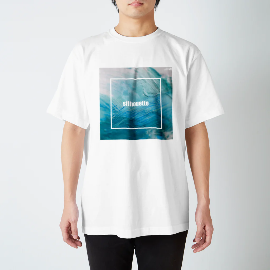 kumoriのsilhouette white tee スタンダードTシャツ