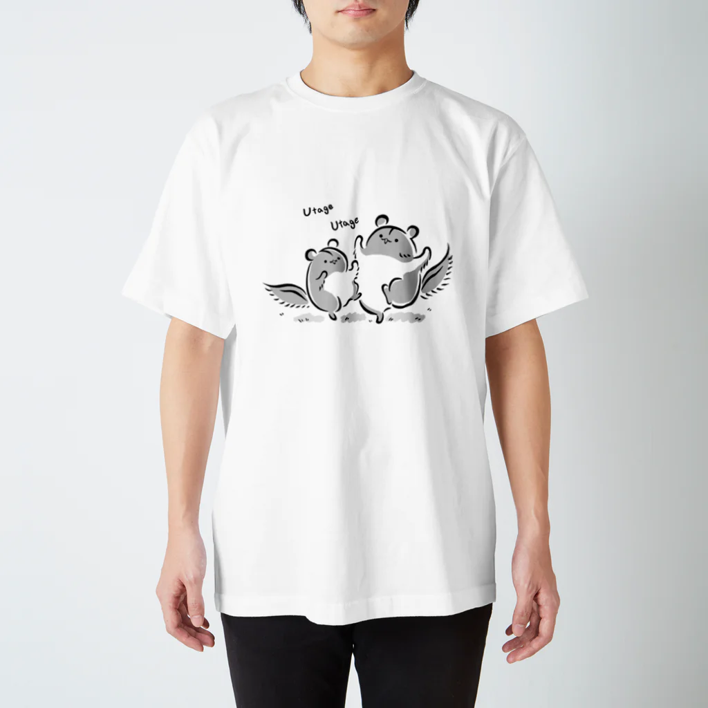 ももんがもんのももんがもん(墨)~宴の舞~ スタンダードTシャツ