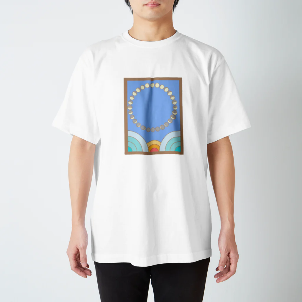 つかさちゃんのつかさちゃん月のTシャツ スタンダードTシャツ