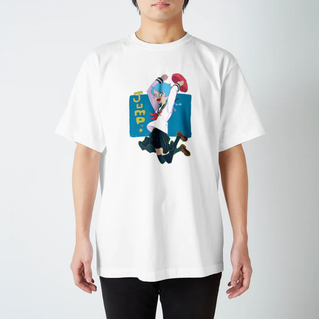 超水道のかわいくNight☆ [JUMP] Regular Fit T-Shirt