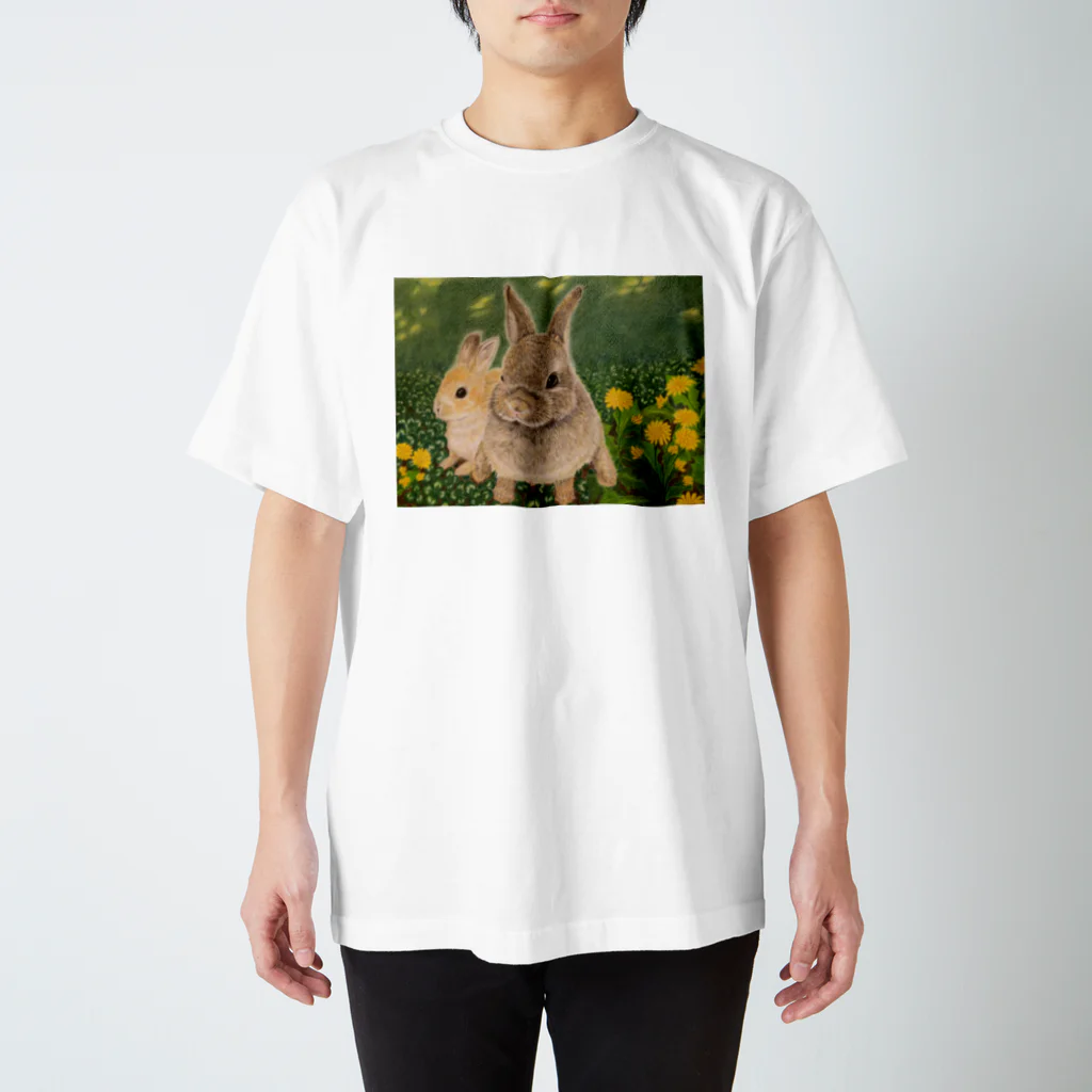 Bambiのクローバーとうさぎちゃん Regular Fit T-Shirt