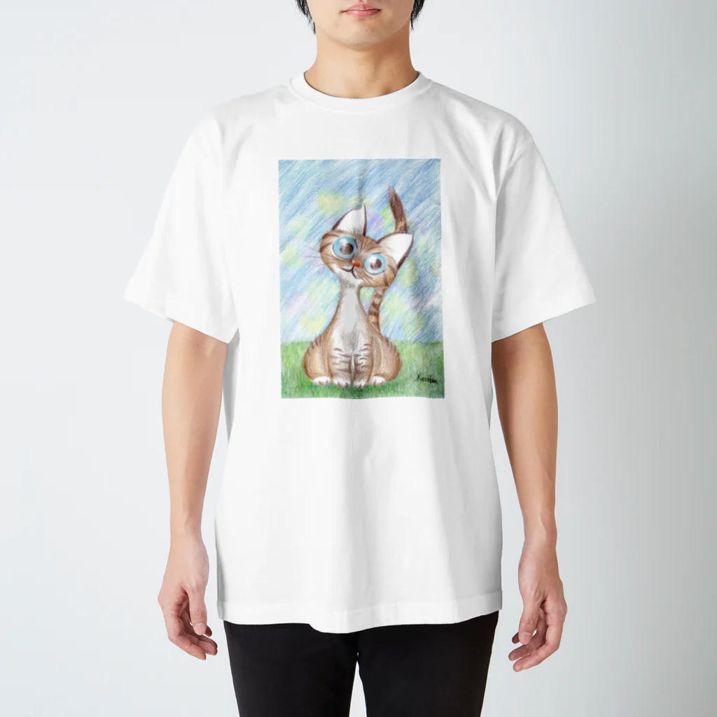 asta_kurokenのいろえんぴつジャンくん01 スタンダードTシャツ