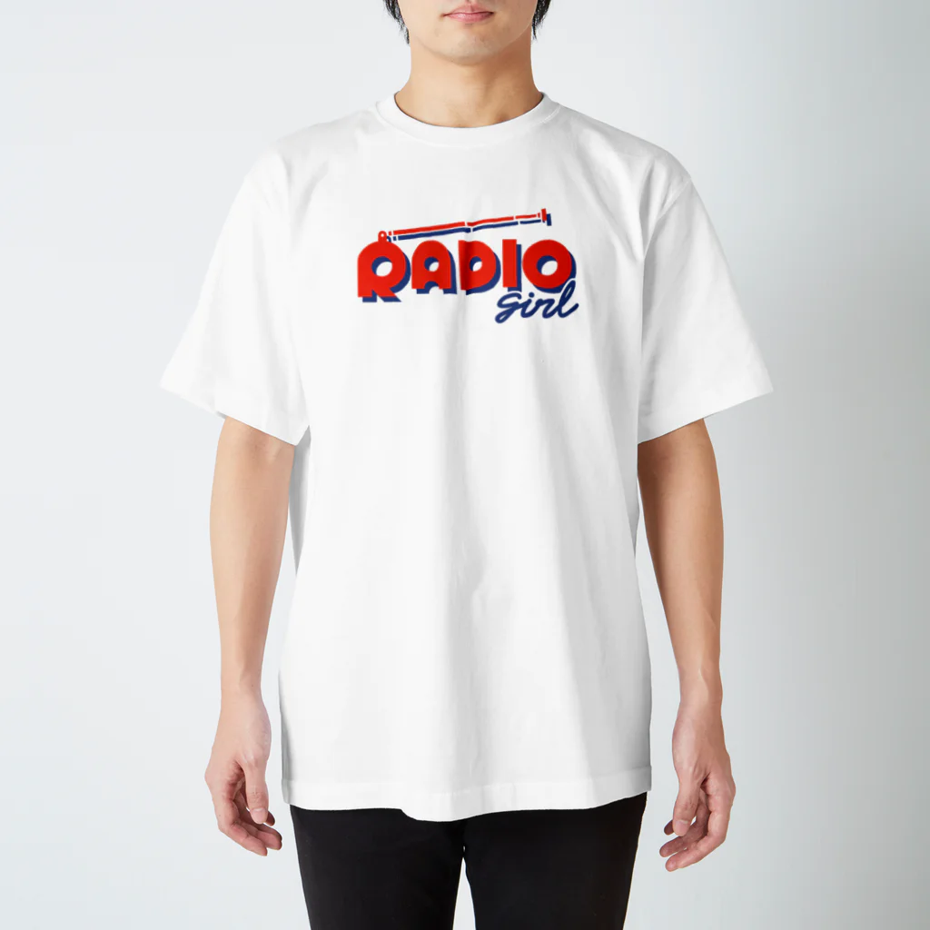 ねこぜもんのRADIO girl スタンダードTシャツ