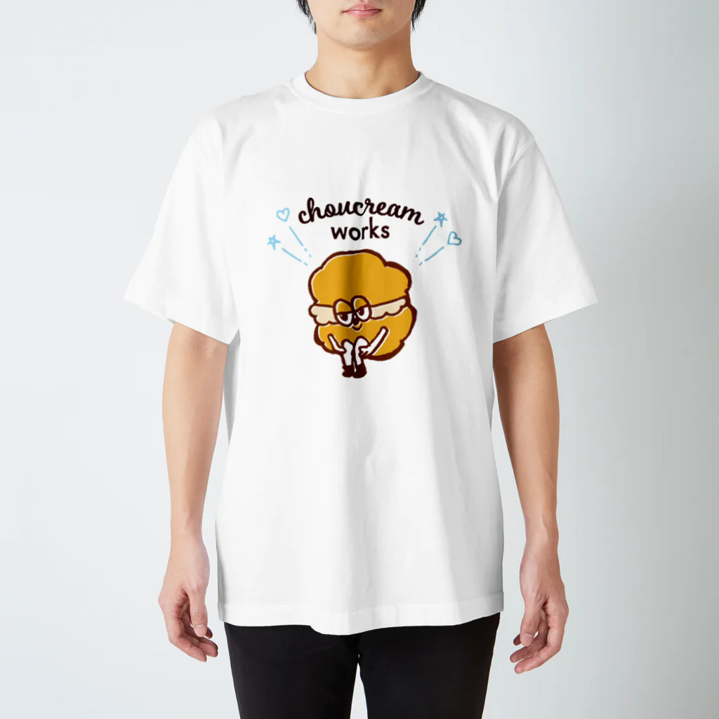 Aimiのシュークリームくん (淡いカラー向け) スタンダードTシャツ