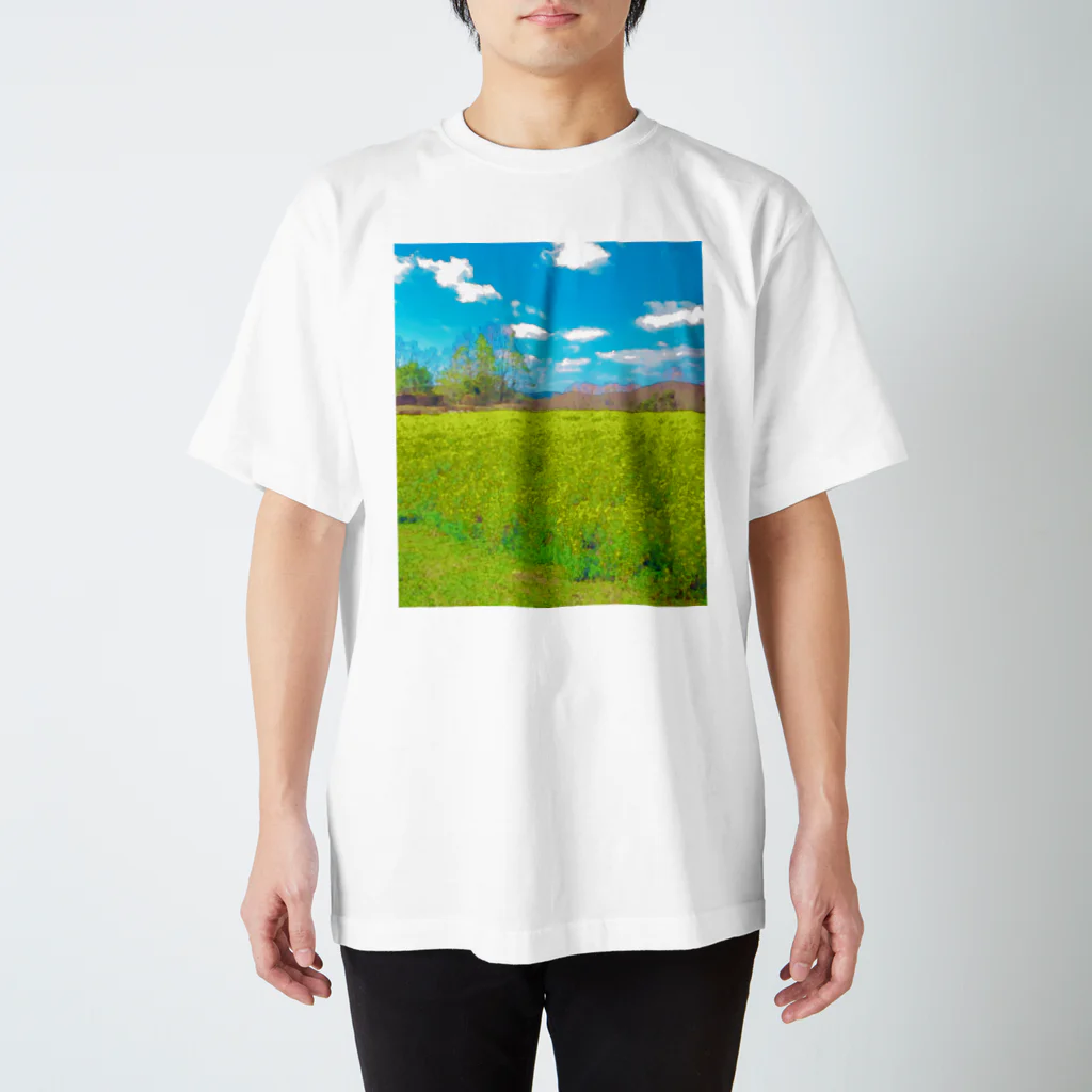 わにゃこの菜の花 スタンダードTシャツ