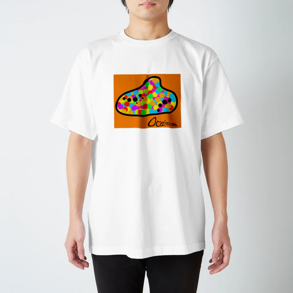 兎猫庵のOcarina  スタンダードTシャツ