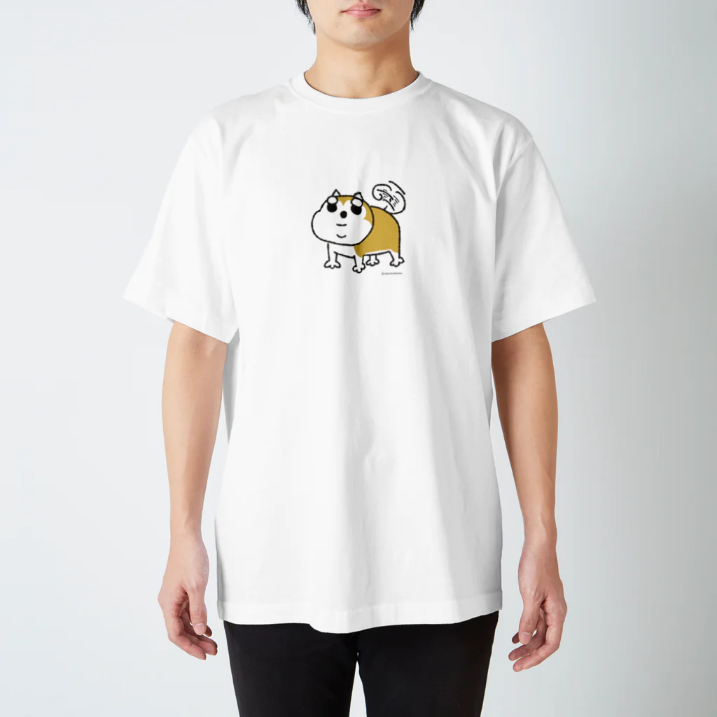 オムッチーのしっぽ振りふり柴犬かフゥちゃん Regular Fit T-Shirt