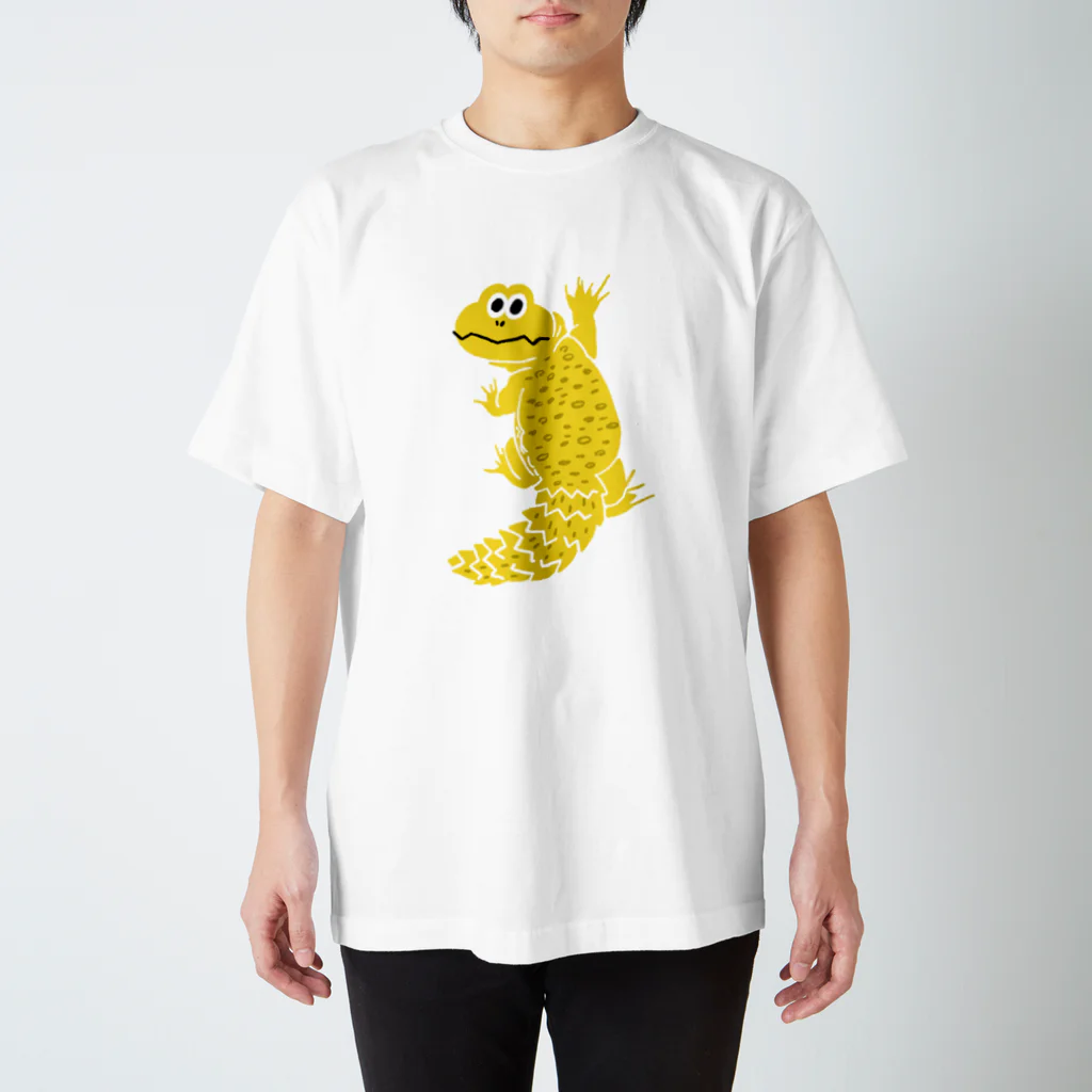 BANANA JERKYのよじ登りトゲオアガマ（コウロコ） Regular Fit T-Shirt