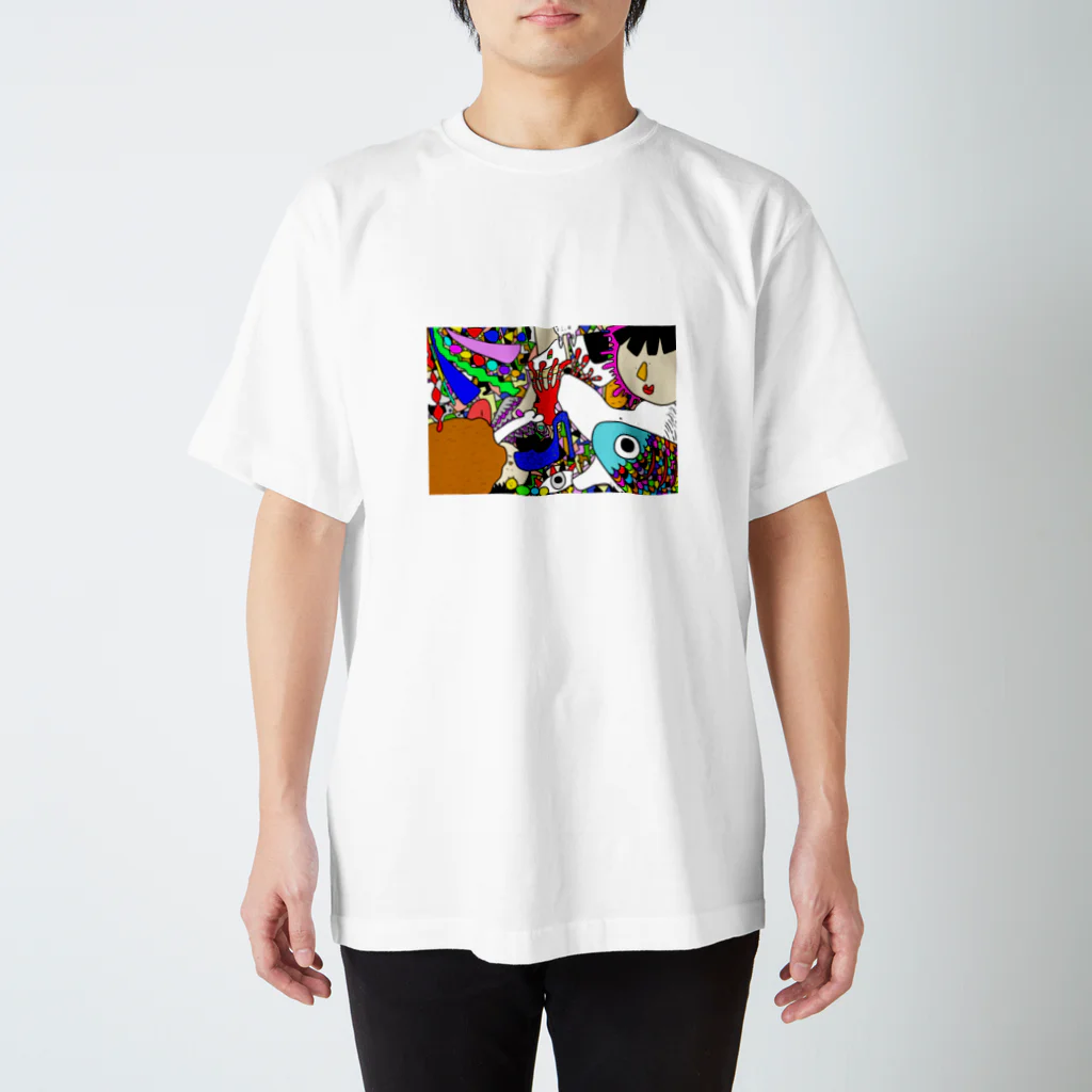 InuInu2002の個性的ガラガラgirl Regular Fit T-Shirt