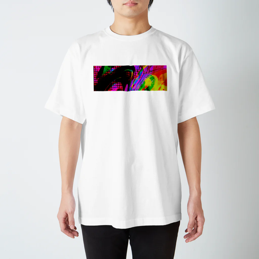 Cana’sアトリエのAbstract art サイバーな密林 スタンダードTシャツ