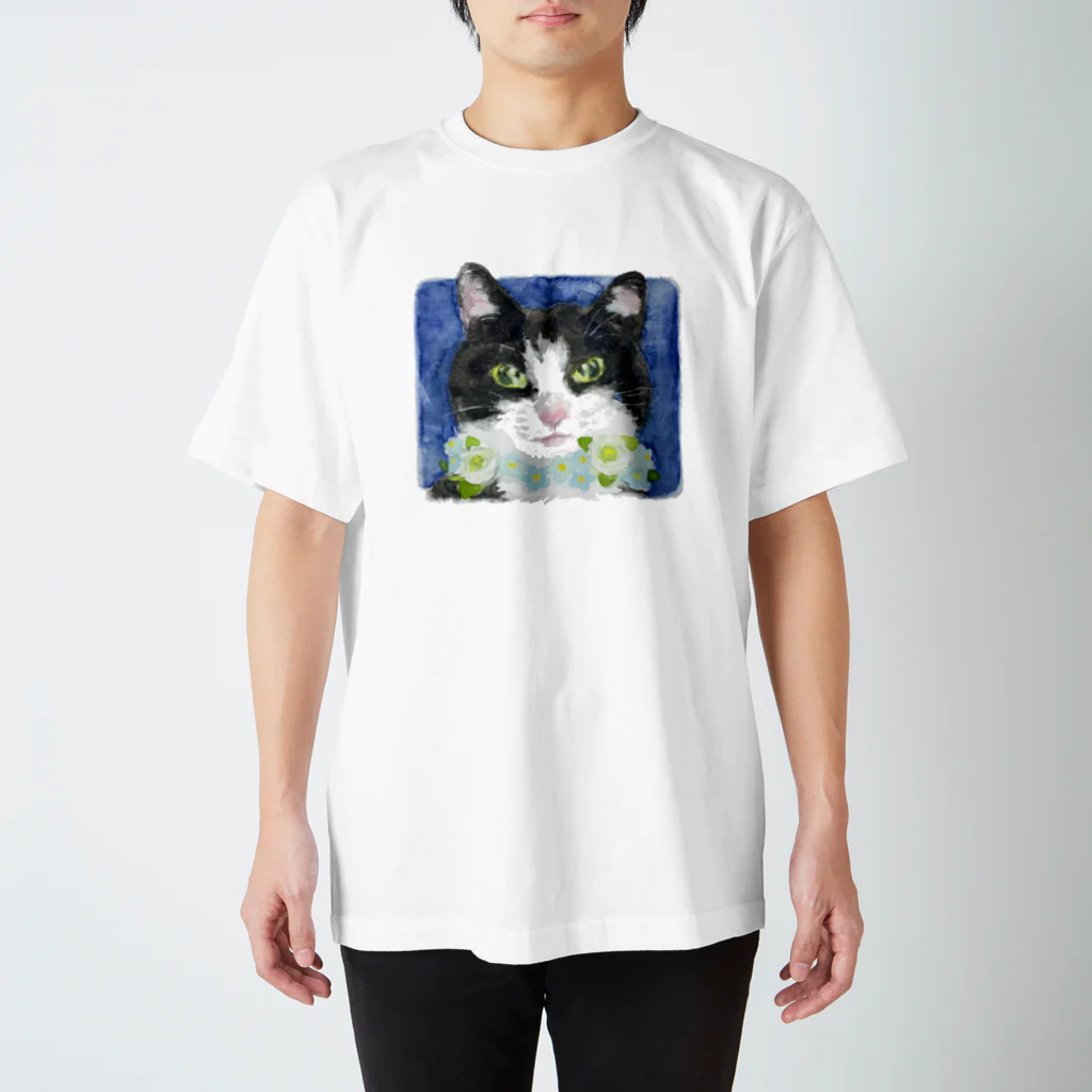 アートの綿毛のgraceful（猫の絵ブログ） Regular Fit T-Shirt