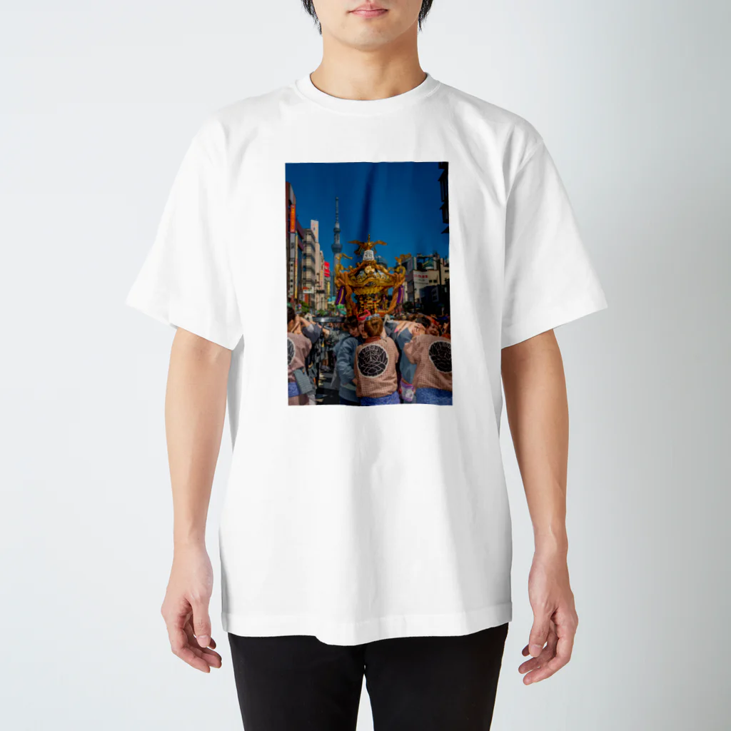 チューニングショップ ツチカマ 写真部の三社祭03 スタンダードTシャツ