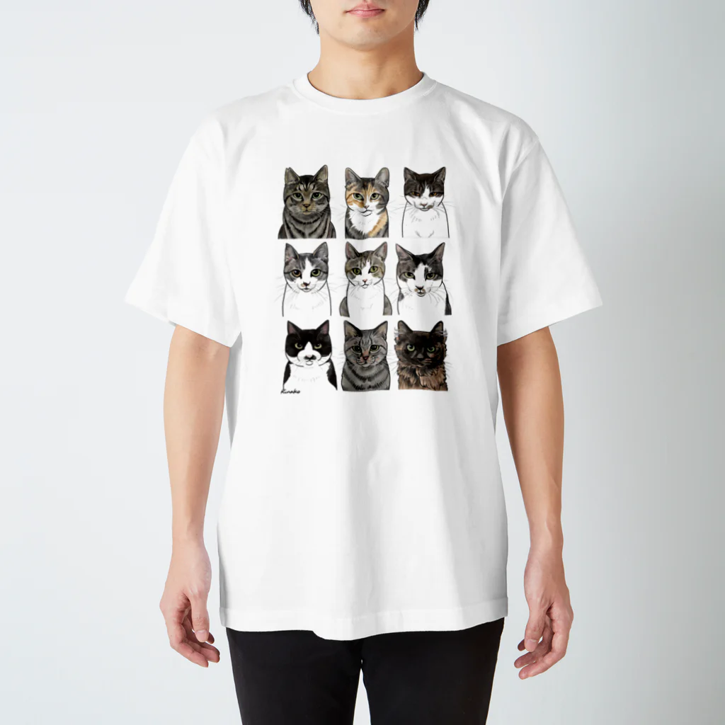 きなこの野良猫２ スタンダードTシャツ