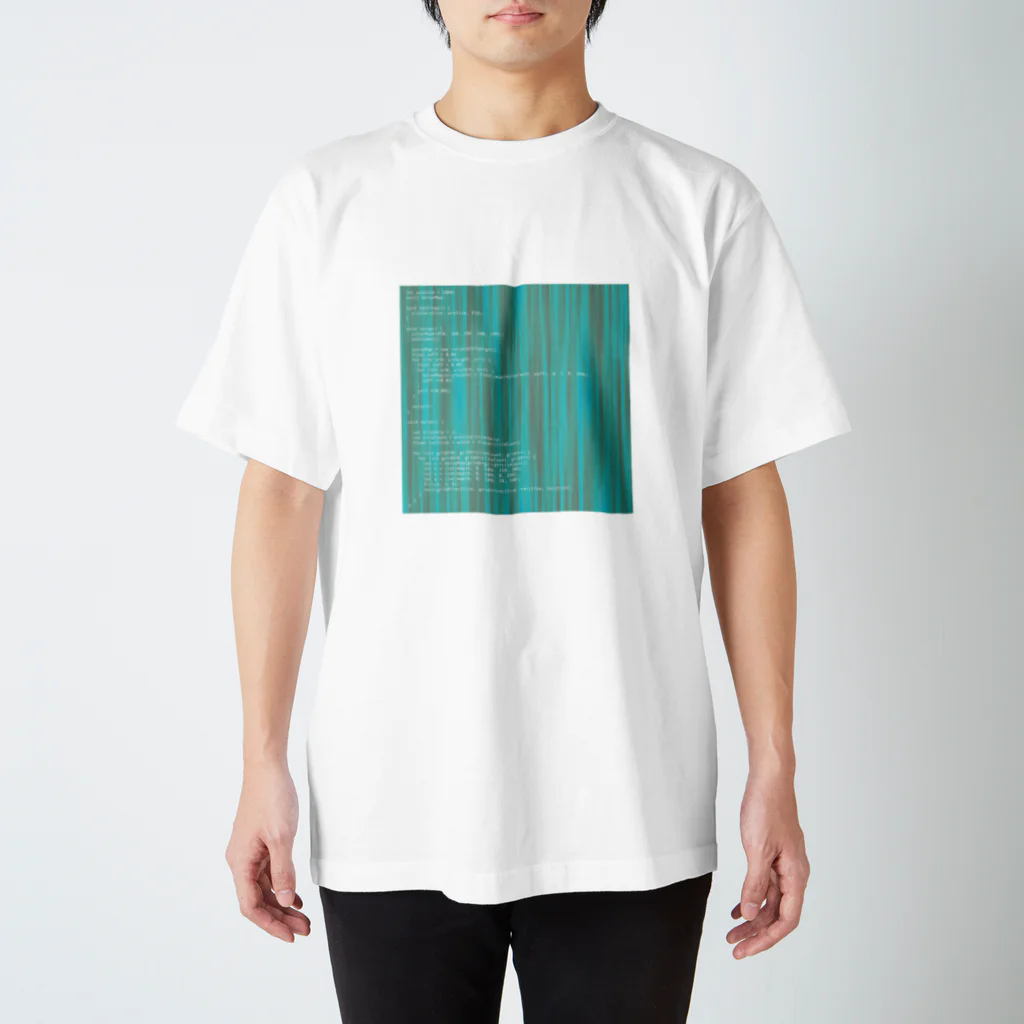 シロイアトリエのnoise-choco-mint スタンダードTシャツ