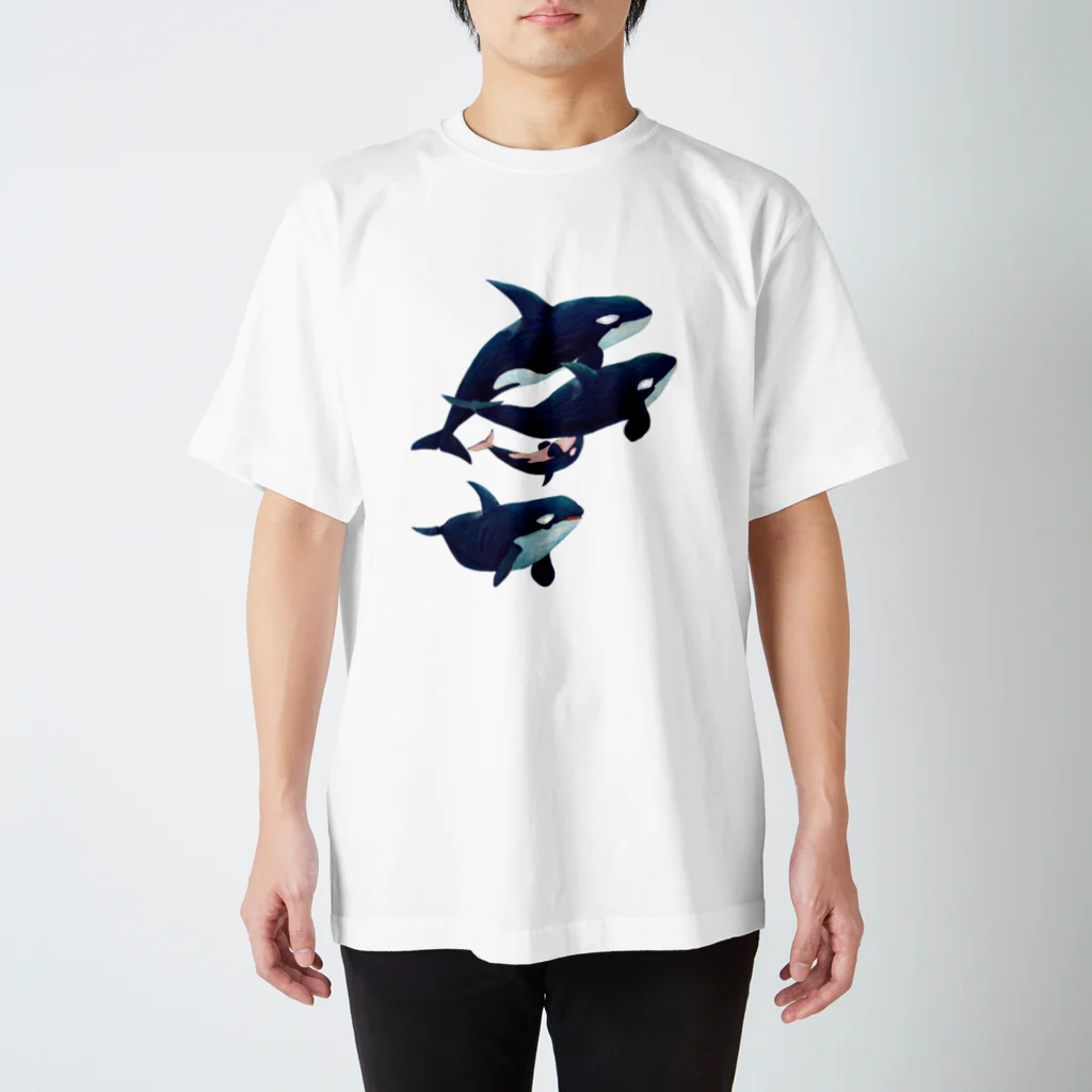 gomaphのシャチ群れ Regular Fit T-Shirt