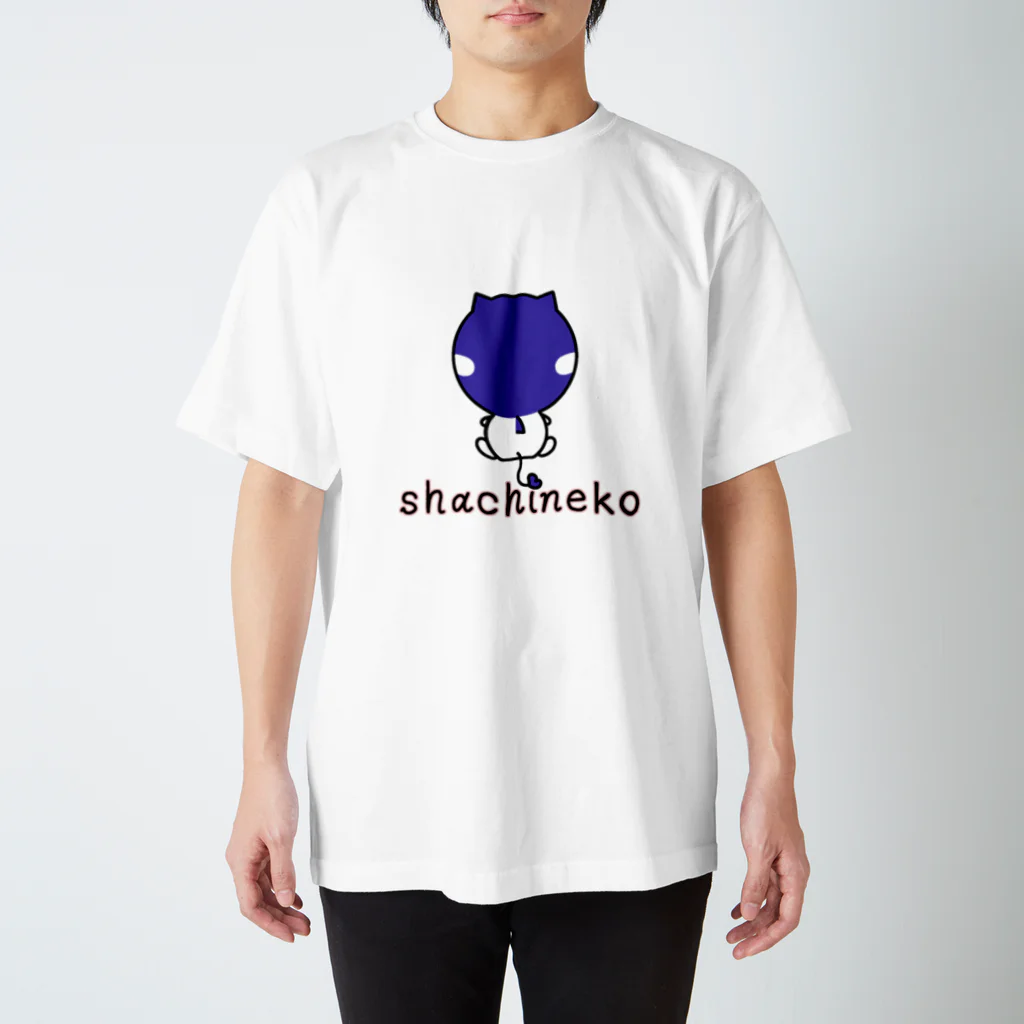 はねのはえたネコのシャチネコグッズ スタンダードTシャツ