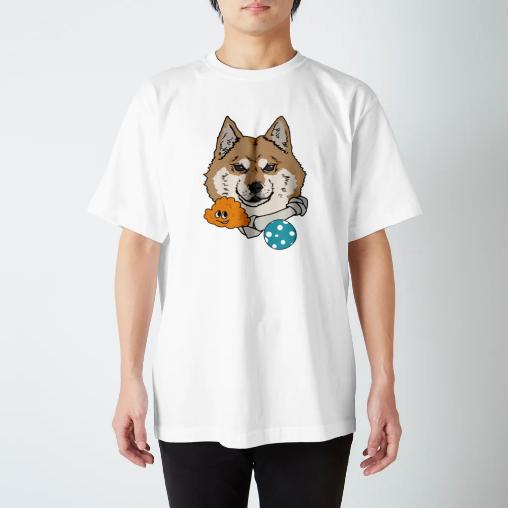 ヤマノナガメの犬と宝物 スタンダードTシャツ