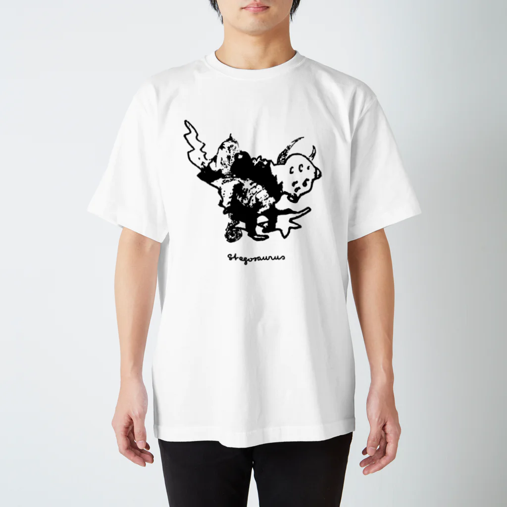 墓ッ箆のstegosaurus スタンダードTシャツ