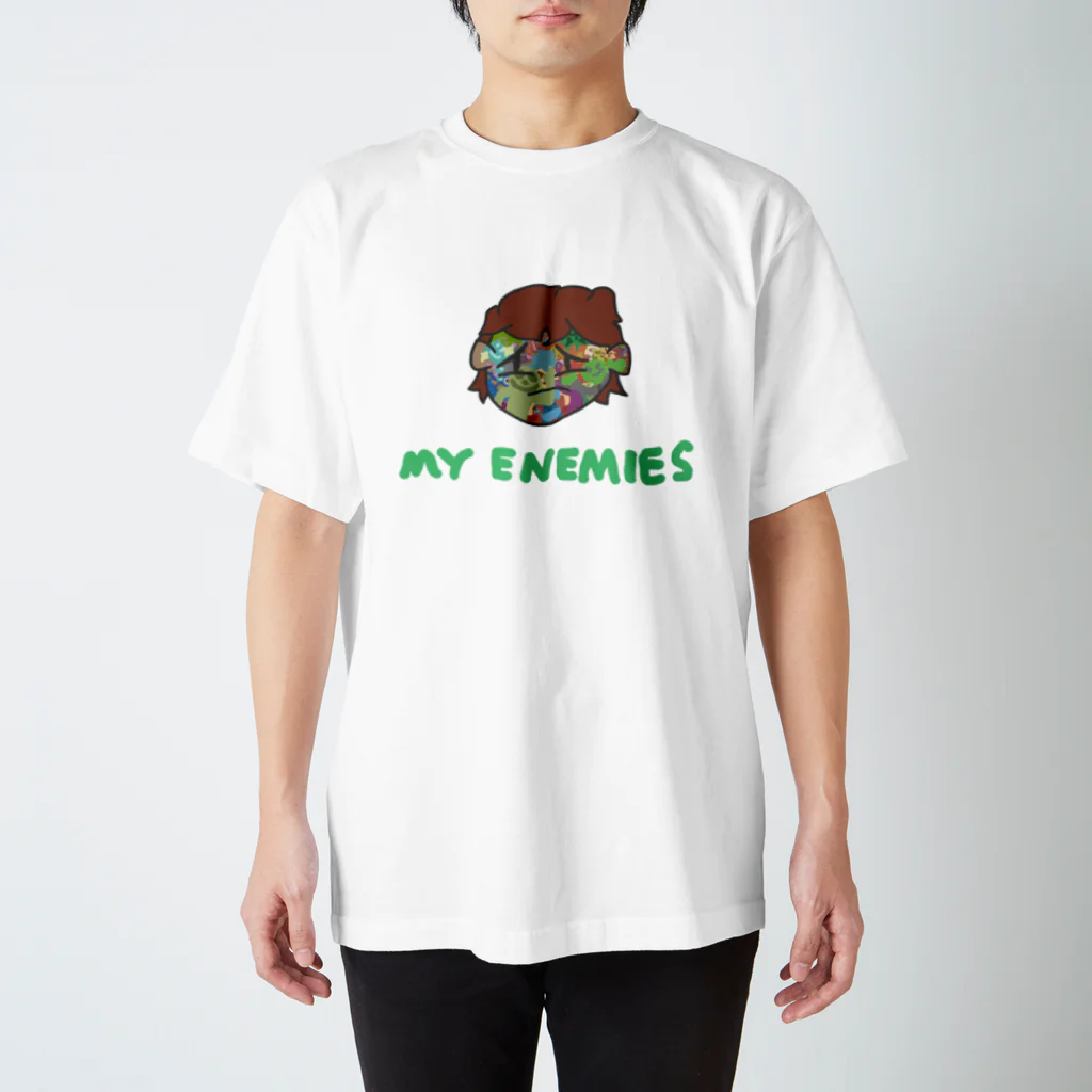 カエルが好きな人のお店のMY ENEMIES Regular Fit T-Shirt