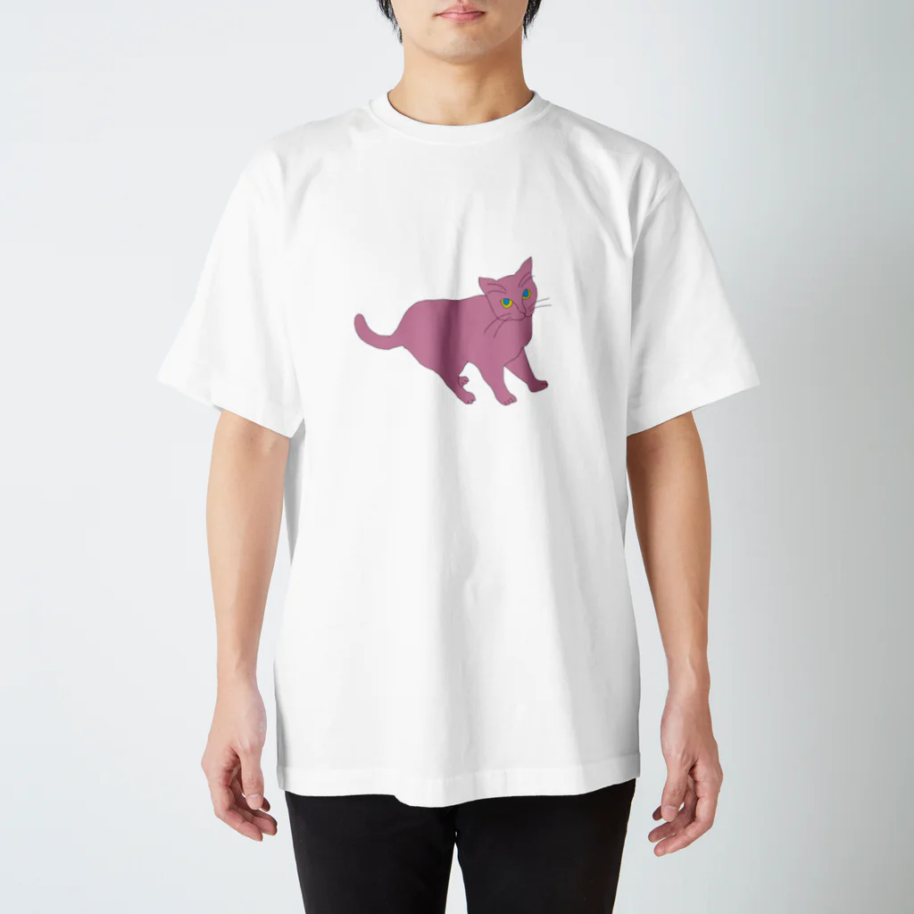 dzdzdzのPINK CAT  スタンダードTシャツ