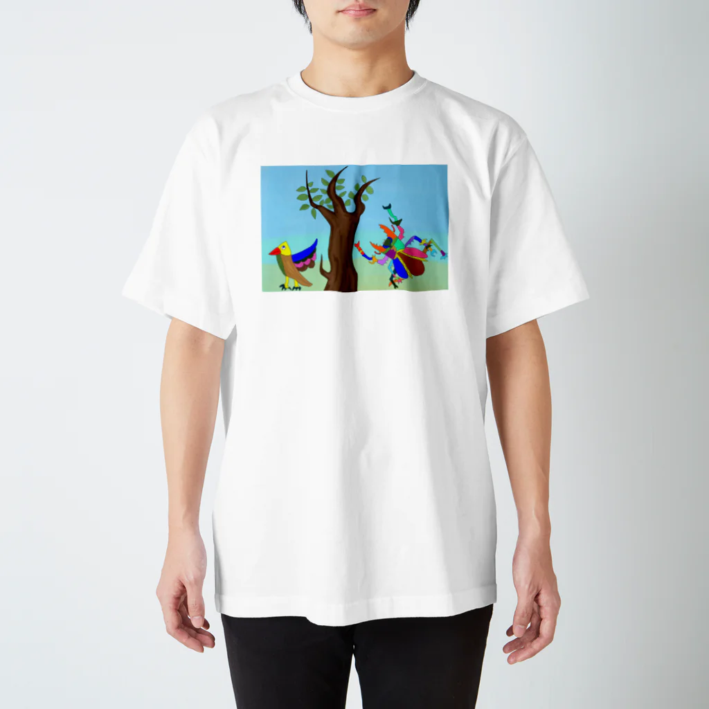 shun_s_galleryの森の中 スタンダードTシャツ