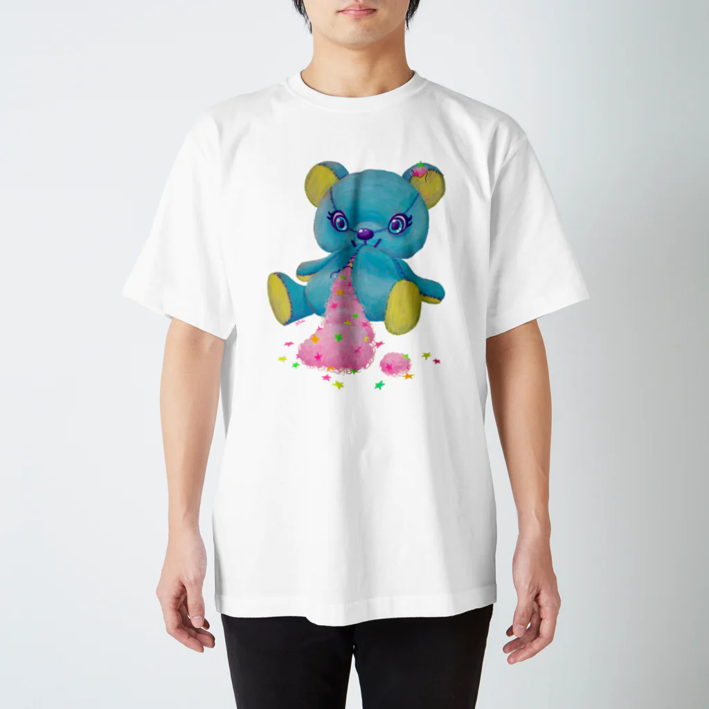 KURUKURUMEEのカラフルテディベア Regular Fit T-Shirt