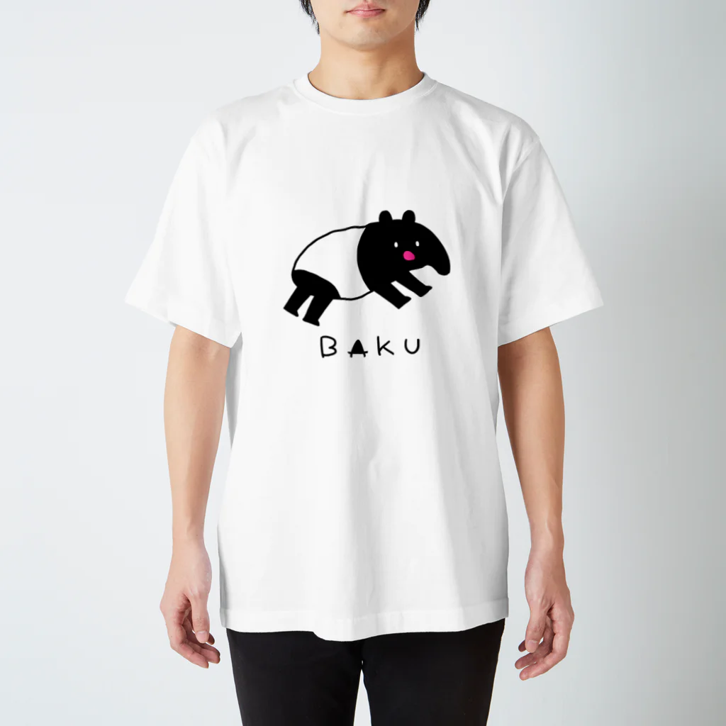 くさかとじょじむらのお店のBAKU スタンダードTシャツ